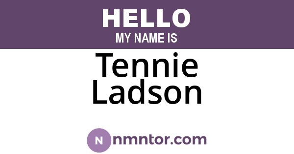 Tennie Ladson