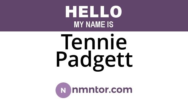 Tennie Padgett