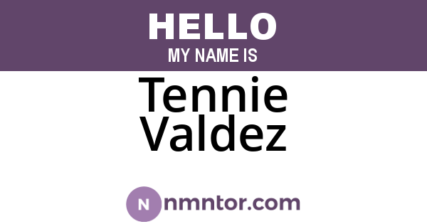 Tennie Valdez