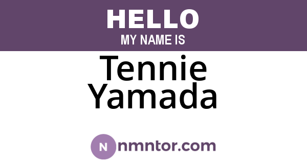 Tennie Yamada