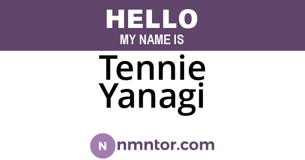 Tennie Yanagi