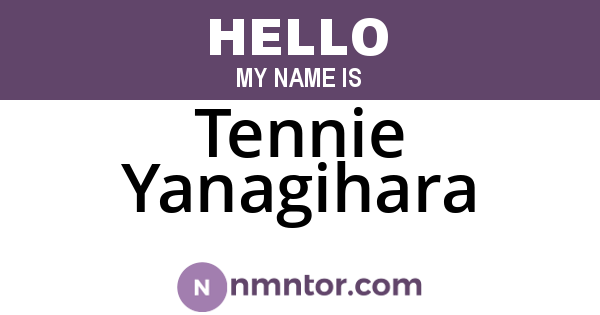 Tennie Yanagihara