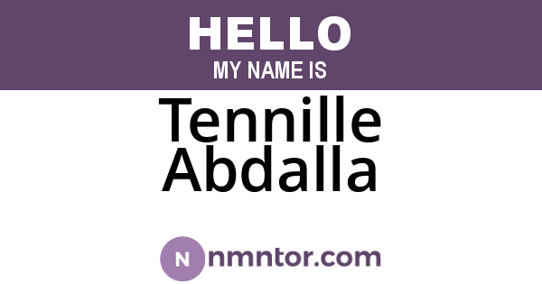 Tennille Abdalla