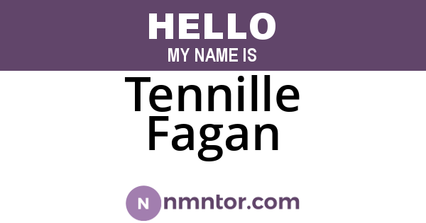 Tennille Fagan