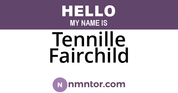 Tennille Fairchild