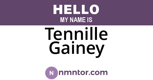Tennille Gainey