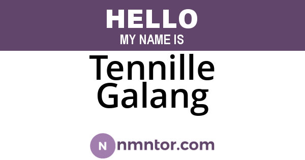 Tennille Galang