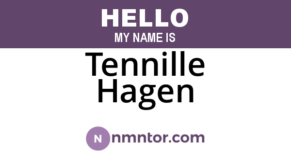 Tennille Hagen