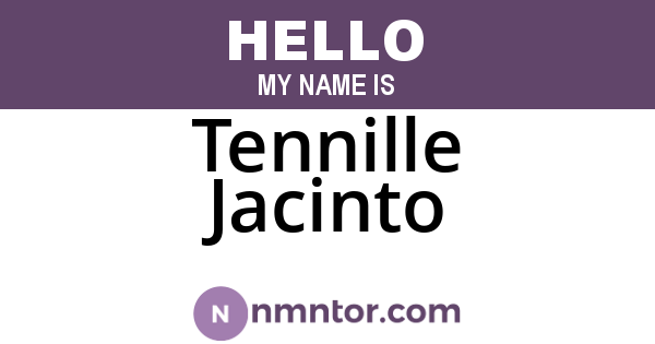Tennille Jacinto