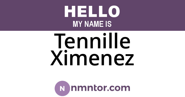 Tennille Ximenez