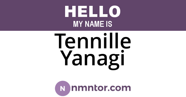 Tennille Yanagi