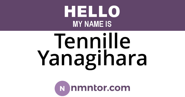 Tennille Yanagihara