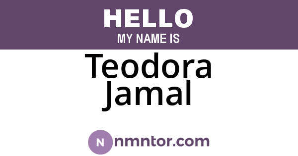 Teodora Jamal