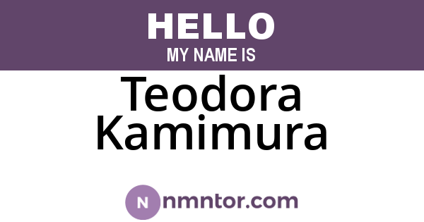 Teodora Kamimura