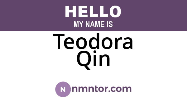 Teodora Qin