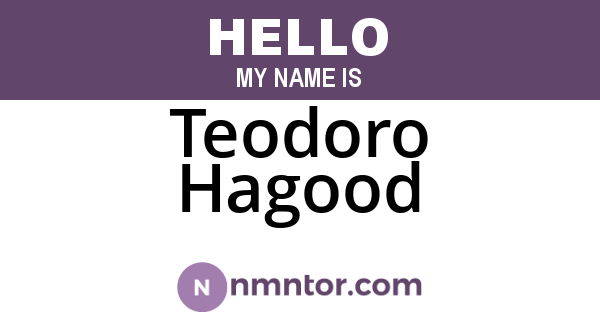 Teodoro Hagood