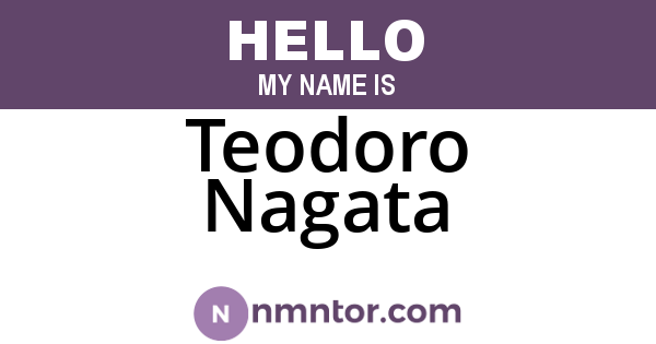 Teodoro Nagata