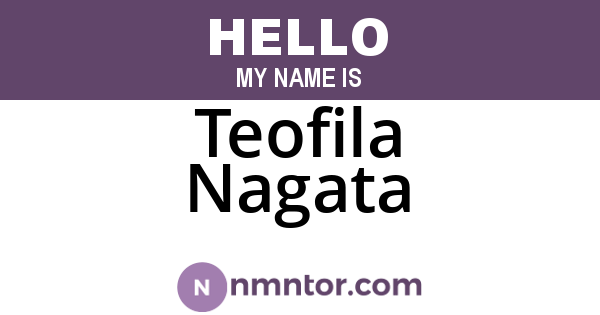 Teofila Nagata