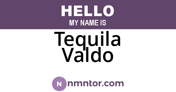 Tequila Valdo
