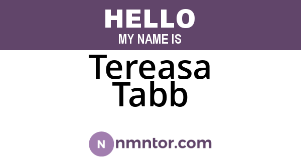 Tereasa Tabb