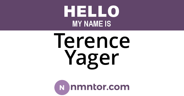 Terence Yager