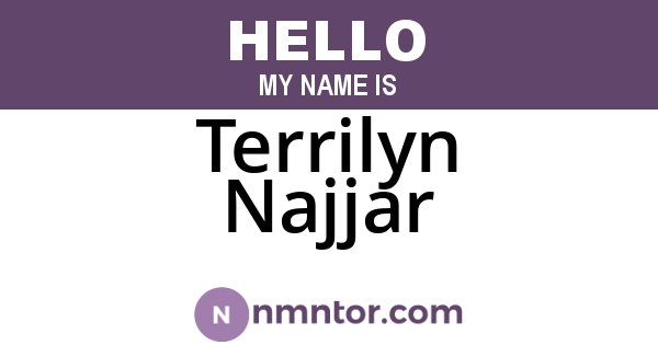 Terrilyn Najjar