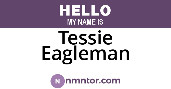 Tessie Eagleman