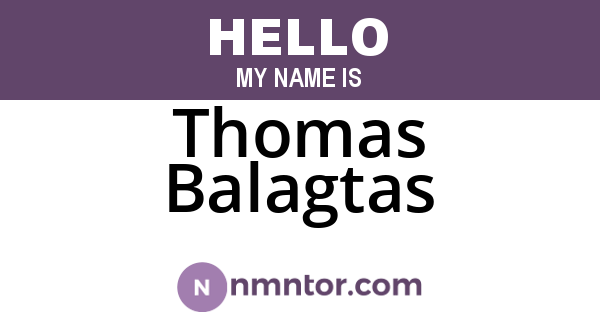 Thomas Balagtas