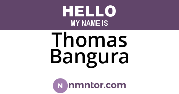 Thomas Bangura