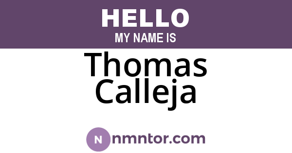 Thomas Calleja