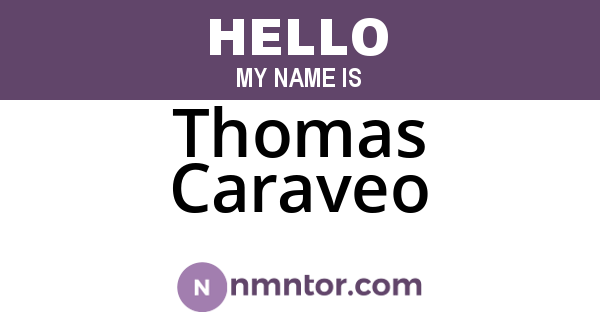 Thomas Caraveo