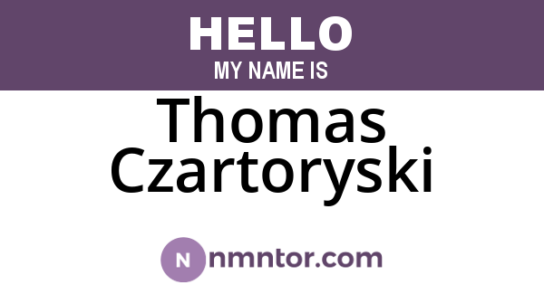 Thomas Czartoryski