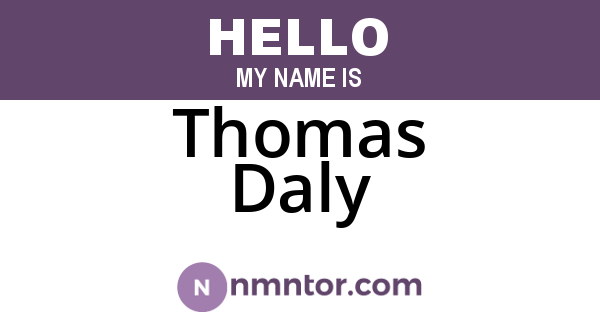 Thomas Daly