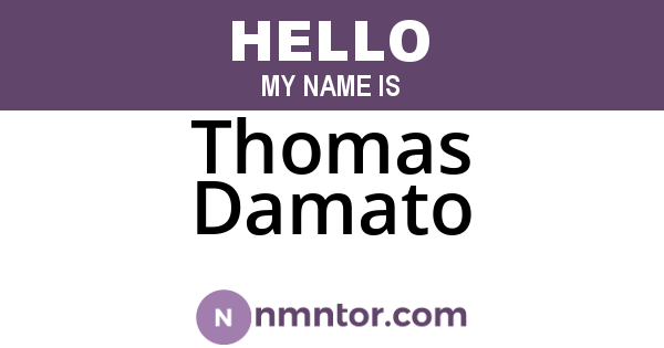 Thomas Damato