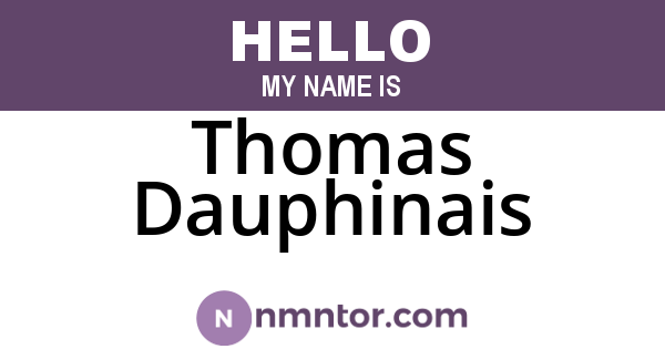 Thomas Dauphinais