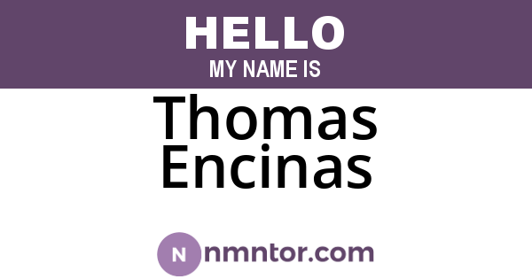 Thomas Encinas