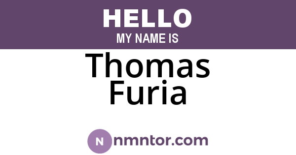 Thomas Furia