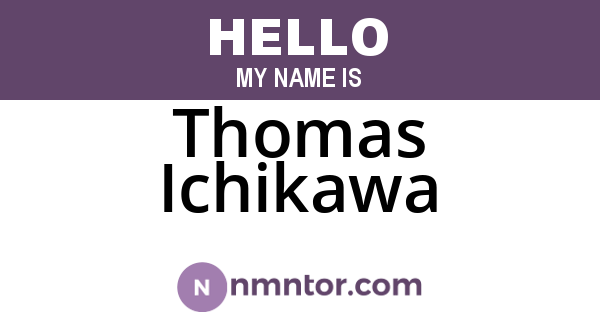 Thomas Ichikawa