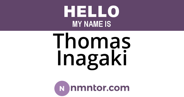 Thomas Inagaki