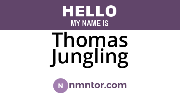 Thomas Jungling