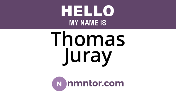 Thomas Juray