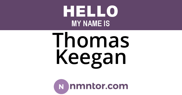Thomas Keegan