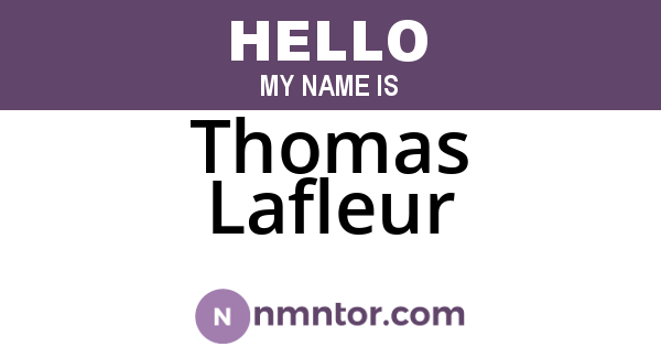 Thomas Lafleur