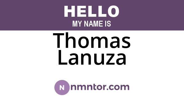 Thomas Lanuza