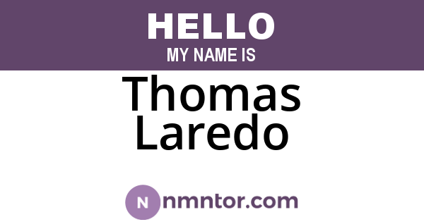 Thomas Laredo