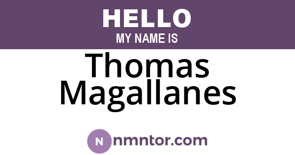 Thomas Magallanes