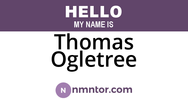 Thomas Ogletree