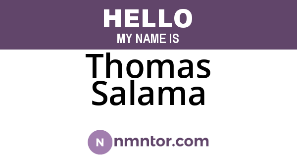 Thomas Salama