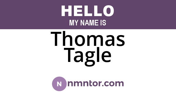 Thomas Tagle