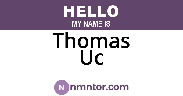 Thomas Uc